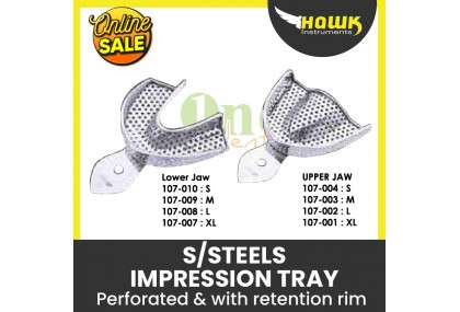 S/Steel Impression Tray, Hawk